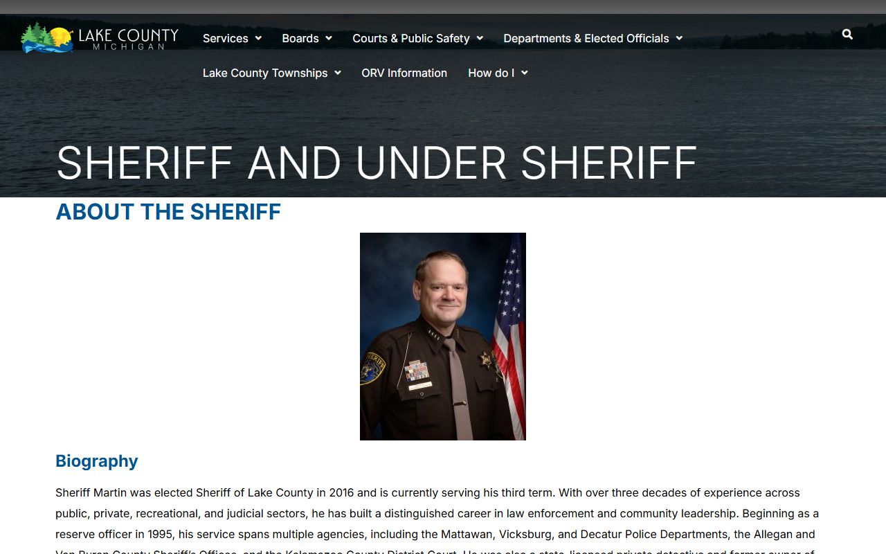 Lake County Sheriff website for 72 hour booking information